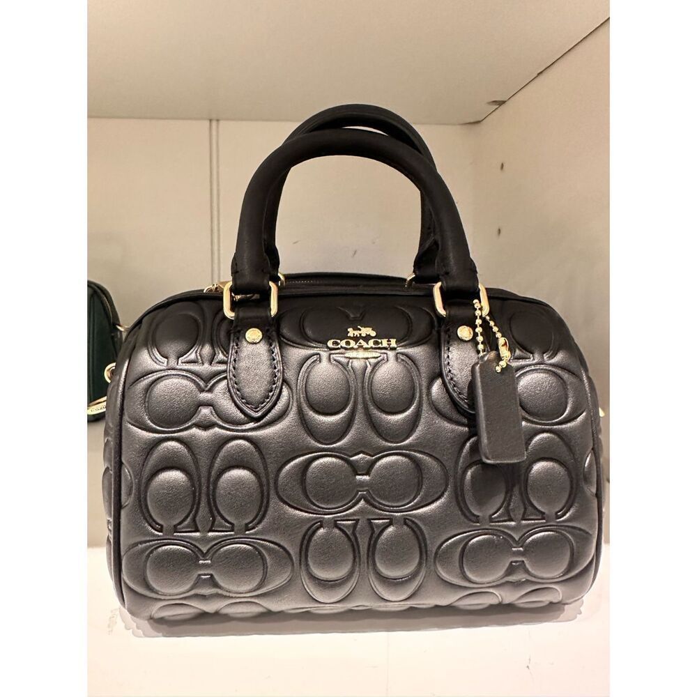 NWT ❤️ Coach Mini Rowan Crossbody Bag In Blocked Signature Leather CY743 - Picture 4 of 10